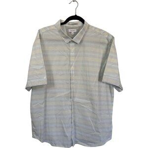Mens Calvin Klein XXL Button Up Shirt Pattern